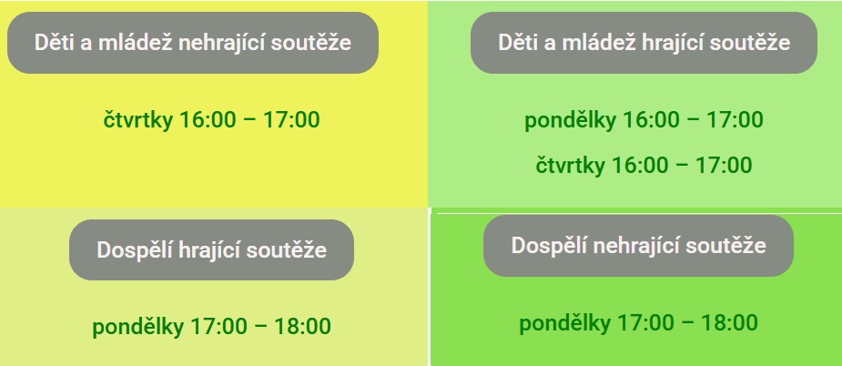 Přečtete si více ze článku Termíny hraní a trénování v roce 2025
