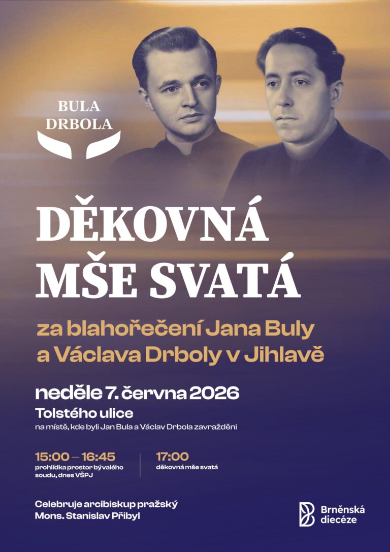 Pozvánka pro praporečníky na děkovnou mši do Jihlavy